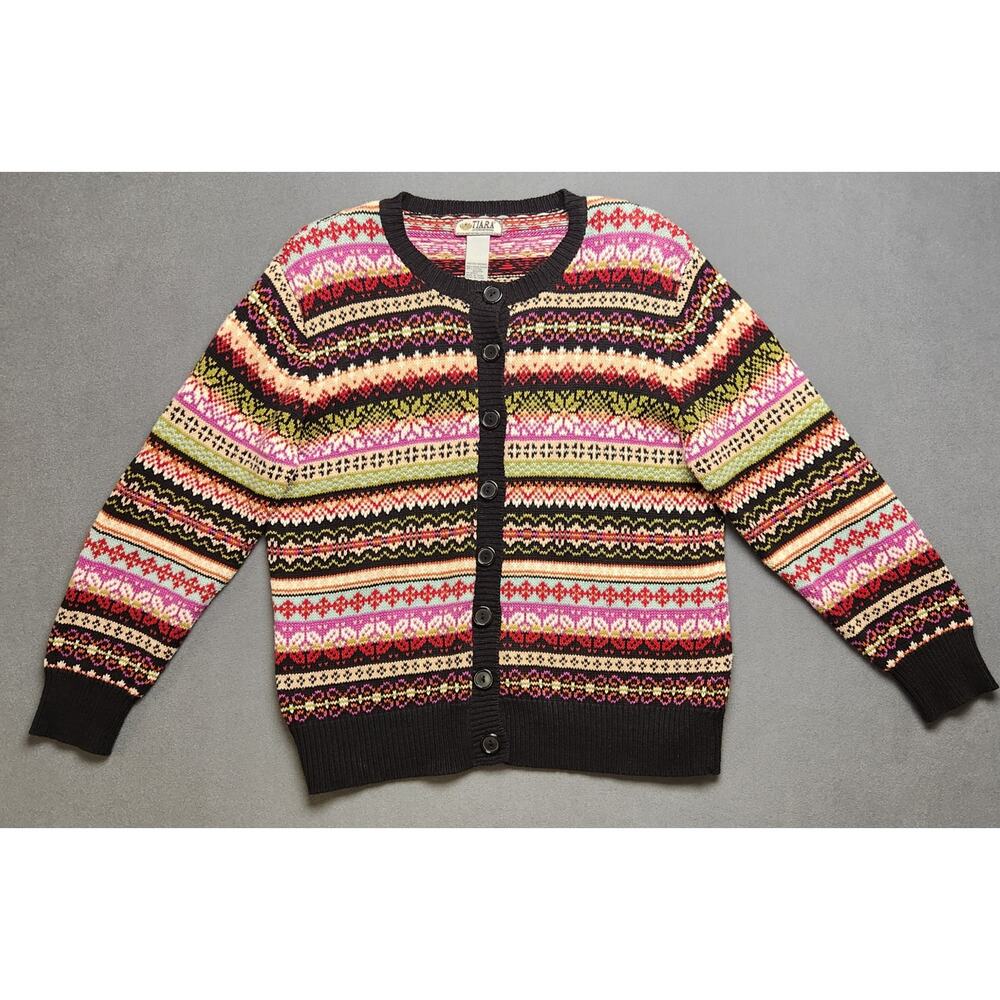 Tiara International Womens Medium Button-up Knit Sweater‎